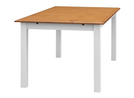 Stół sosnowy Belluno Elegante biały-dąb Katmandu PL022B/D