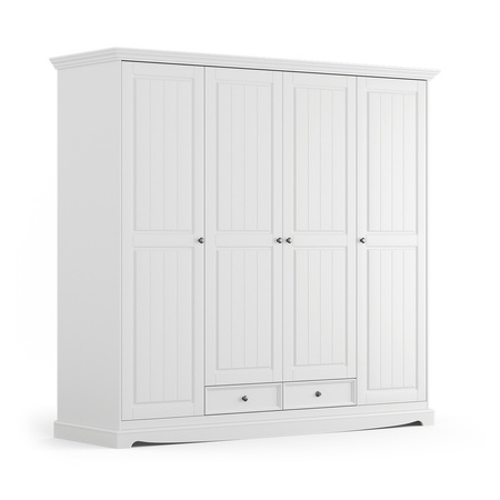 Szafa biała 4d Belluno Elegante bez lustra Katmandu PL025BBL