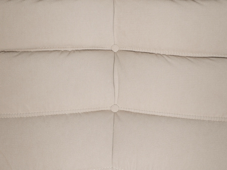 Fotel tapicerowany pufa kremowa Nua N23-4