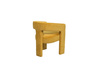 Krzesło tapicerowane żółte Leith LET71OG