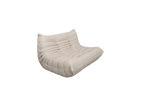 Sofa wypoczynkowa w nowoczesnym stylu tapicerowana jasna Nua N24-4