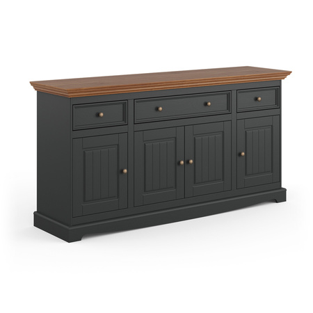 Komoda 4.3 grafit - dąb Belluno Elegante Katmandu PL004G/D