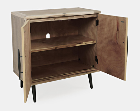 Komoda drewniana dwudrzwiowa w stylu retro do salonu sypialni Avola AV2297-33