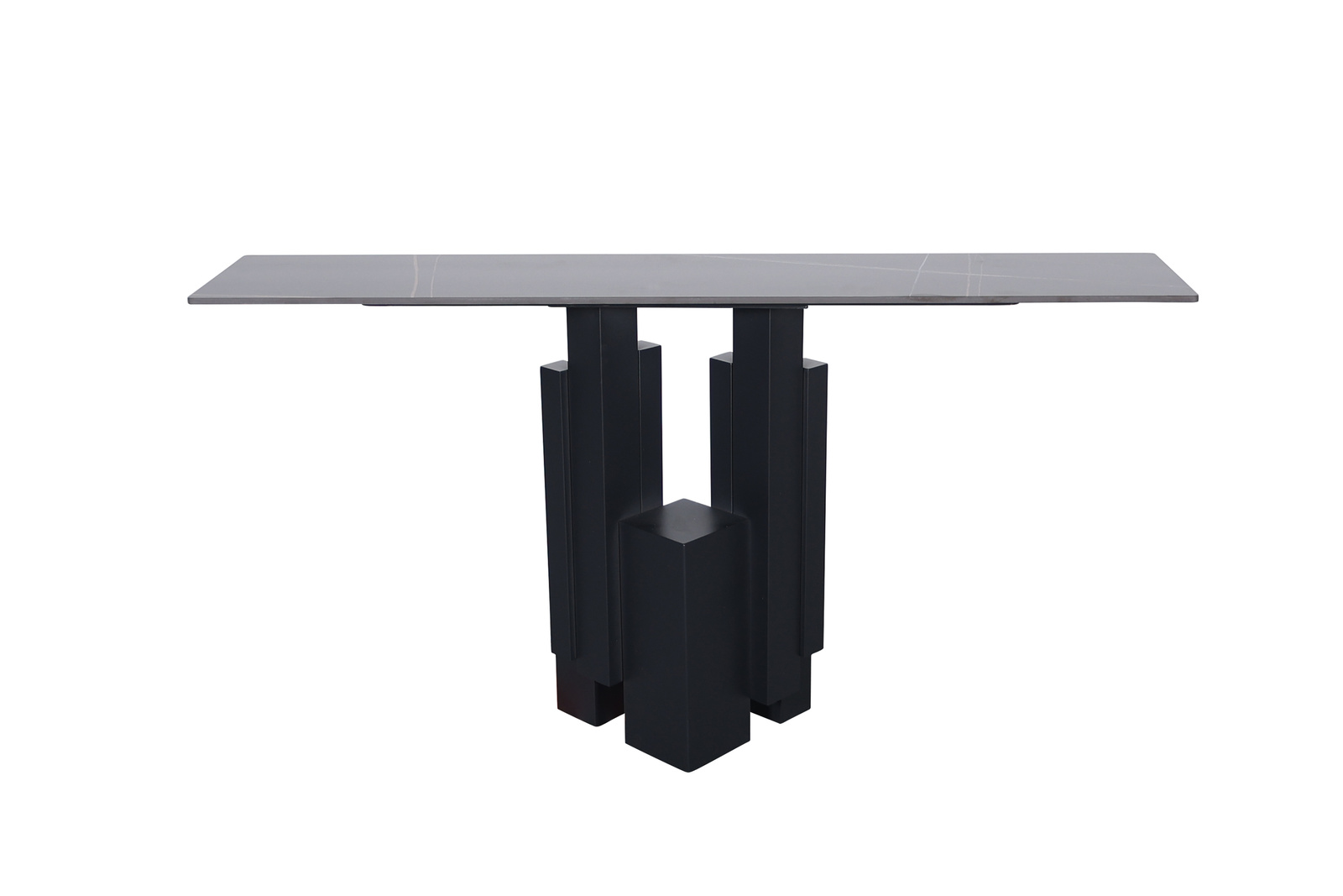 Konsola w nowoczesnym stylu czarna 150cm Modig M20-150