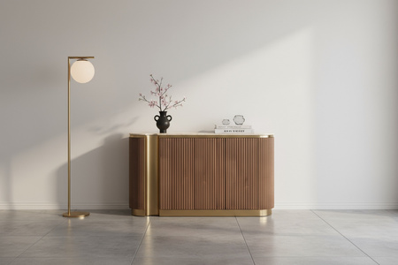  Komoda brązowa złote elementy Stilig ST917D