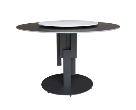 Stół okrągły w nowoczesnym stylu czarny 120cm Modig M21
