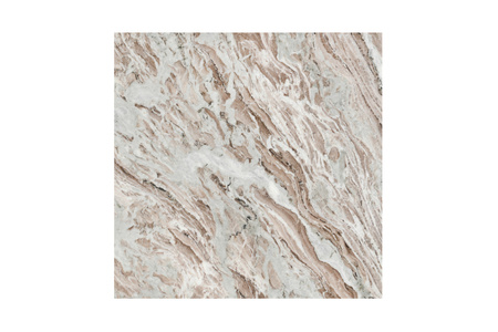 Marmoholz Venezia – Stolik Kawowy | Szary Marmur & Ciemny Brąz Mango | 80 x 80 cm
