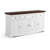 Komoda Belluno Elegante 4.3 biała / orzech Katmandu PL004B/O