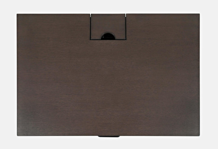 Biurko brązowe z szufladą Avola AV2025-30B