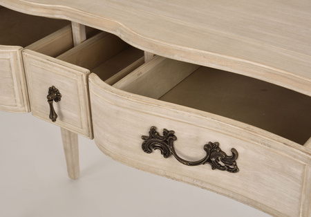 Konsola biała z szufladami Venezia Bianco VEB808K