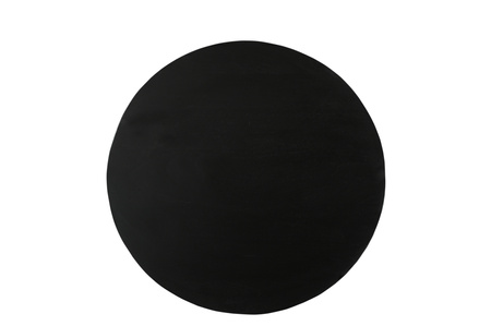 Marmoholz Siena – Stolik Kawowy | Czarny Mango | Ø80 cm
