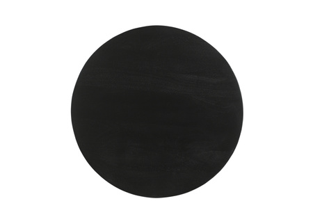 Marmoholz Sovana – Stolik Kawowy | Czarny Mango | Ø70 cm