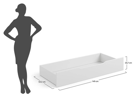Szuflada pod łóżko Belluno Elegante Katmandu PL021B