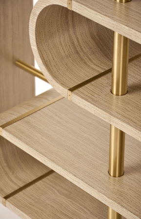 Konsola złote elementy Stilig ST962