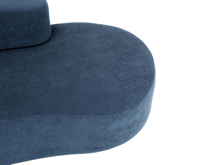 Sofa wypoczynkowa w nowoczesnym designerskim stylu tapicerowana niebieska Nua N75-8