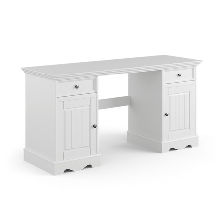 Biurko sosnowe Belluno Elegante biały Katmandu PL023B