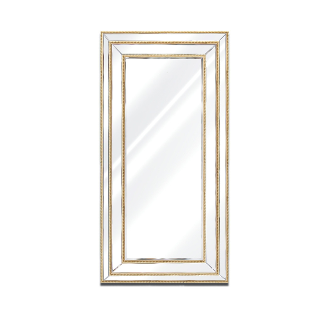 Lustro Sharon 180/90cm glamour złote w formie prostokąta AH503-W