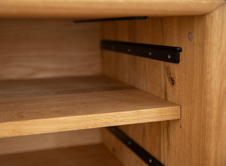 Szafka RTV dębowa duża Modern Loft Katmandu PLMOL07D