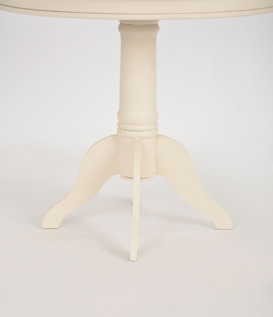 Stół stylizowany kremowy okrągły 90cm Rimini RI116