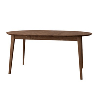 Stół rozkładany okrągły dębowy 110 - 160 cm tabacco Orbetello Katmandu KULSR110T