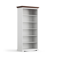Regał sosnowy Belluno Elegante biały orzech Katmandu PL007B/O
