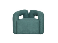 Fotel tapicerowany zielony Nua N14-18