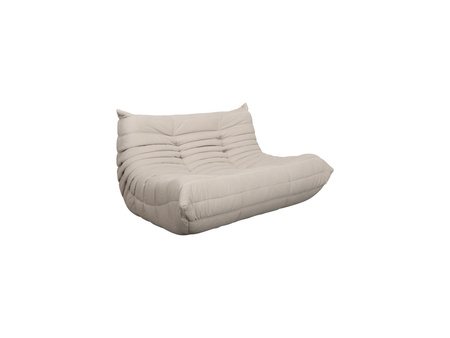 Sofa wypoczynkowa w nowoczesnym stylu tapicerowana jasna Nua N24-4