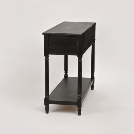 Konsola czarna z szufladami Livorno LIV080-B