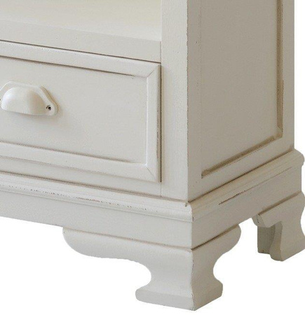 Witryna kremowa z drzwiami szklanymi Pesaro PE043