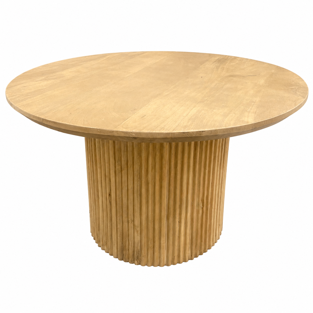 Marmoholz Roma Legno – Stolik Kawowy | Bielony Mango | Ø70 cm