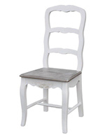Krzesło drewniane do jadalni Rimini White RIW028
