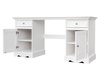 Biurko sosnowe Belluno Elegante biały Katmandu PL023B