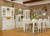 Stół sosnowy Belluno Elegante biały Katmandu PL022B