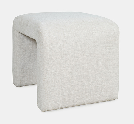 Ławka tapicerowana biała Leith LET69N