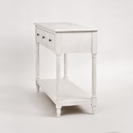 Konsola biała z szufladami Livorno LIV080-W