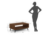 Ława dębowa tabacco Modern Loft Katmandu PLMOL05DT