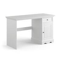 Biurko pojedyncze sosnowe Belluno Elegante białe Katmandu PL031B