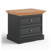 Szafka nocna grafit - naturalna sosna Belluno Elegante Katmandu PL013G/P