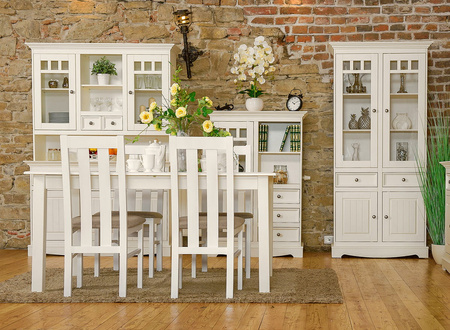 Stół sosnowy Belluno Elegante biały Katmandu PL022B