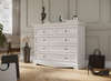 Komoda biała 5 szuflad Belluno Elegante Katmandu PL005B 