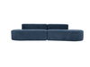 Sofa wypoczynkowa w nowoczesnym designerskim stylu tapicerowana niebieska Nua N75-8