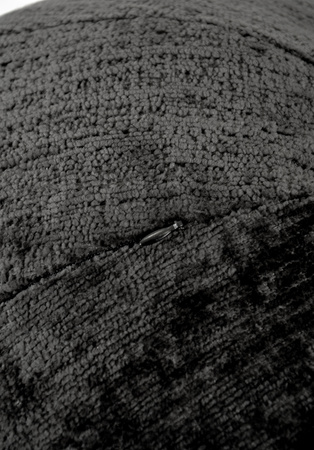 Poduszka czarna polyester Leith LET76BL