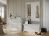 Komoda biała 5 szuflad Belluno Elegante Katmandu PL005B 