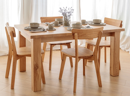 Rozkładany stół dębowy Lanciano 140x90  Katmandu LANCIANO140X90