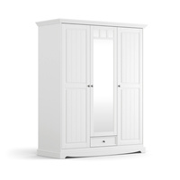 Szafa biała z lustrem 3d Belluno Elegante Katmandu PL012B