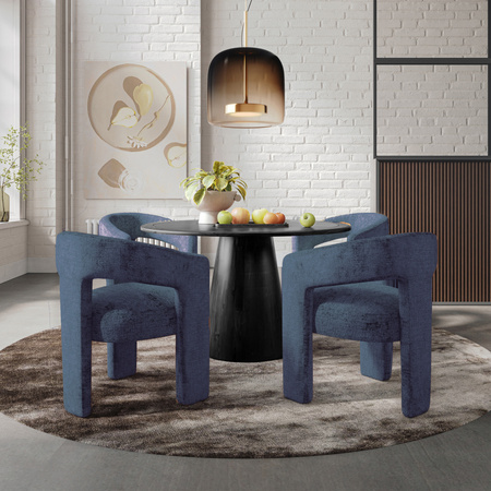 Stół okrągły brązowy 127cm Avola AV2271-50