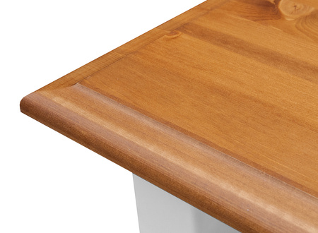 Komoda Belluno Elegante 4D biała / dąb Katmandu PL003B/D