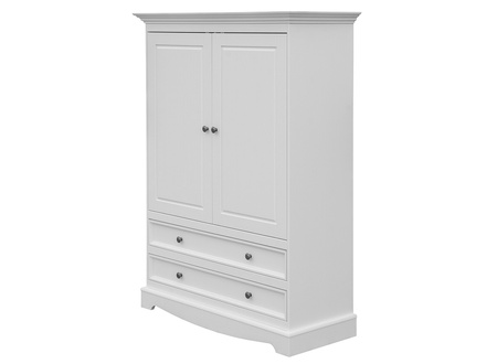 Sosnowa bieliźniarka biała do salonu Belluno Elegante Katmandu PL033B