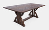 Stół rozkładany drewniany do jadalni ciemnobrązowy 152,5-198cm Avola AV1931-78