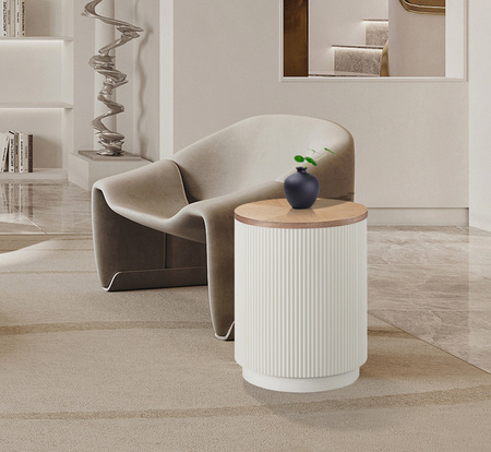 Stolik okrągły jasny Stilig ST581